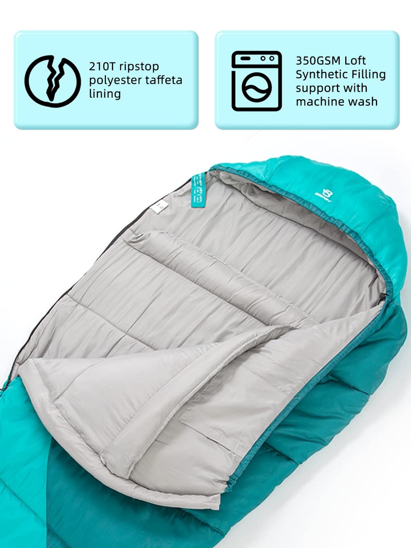 Bessport Mummy Sleeping Bag | 15-45 â„‰ Extreme 3-4 Season Sleeping Bag for Adults Cold Weatherâ€“ Warm and Washable, for Hiking Traveling & Outdoor Activities - Image 4